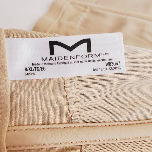 Maidenform Flexees Cool Comfort Ultra Firm Waist Trainer Nude W83067 Size XL - Picture 10 of 12
